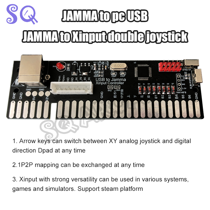 Coin Acceptor Selector - Usb para jamma xinput controlador duplo