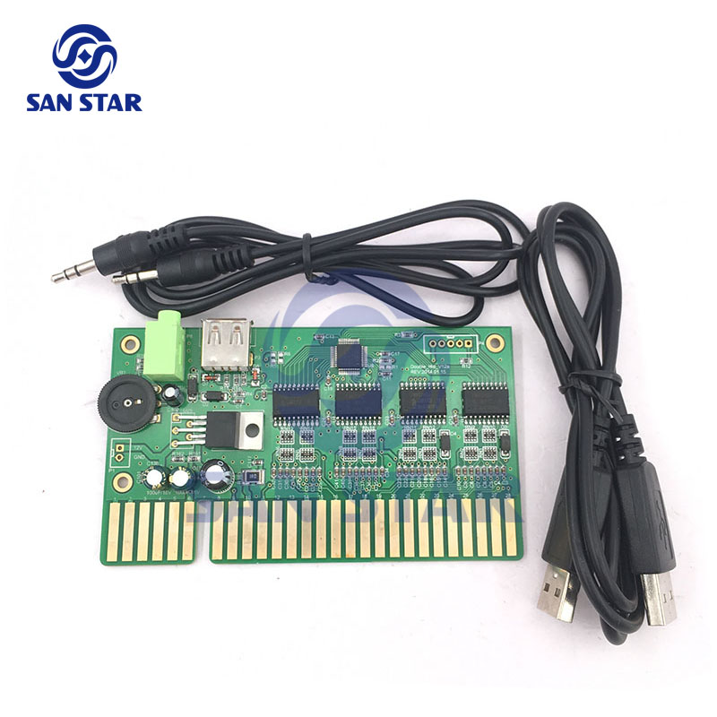 Arcade Button Pcb - Placa conversora usb para jamma, para
