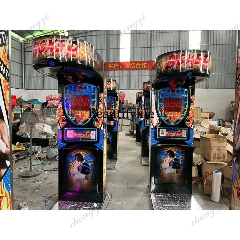 Arcade Game Coin - Máquina de Jogo de Boxe Indoor