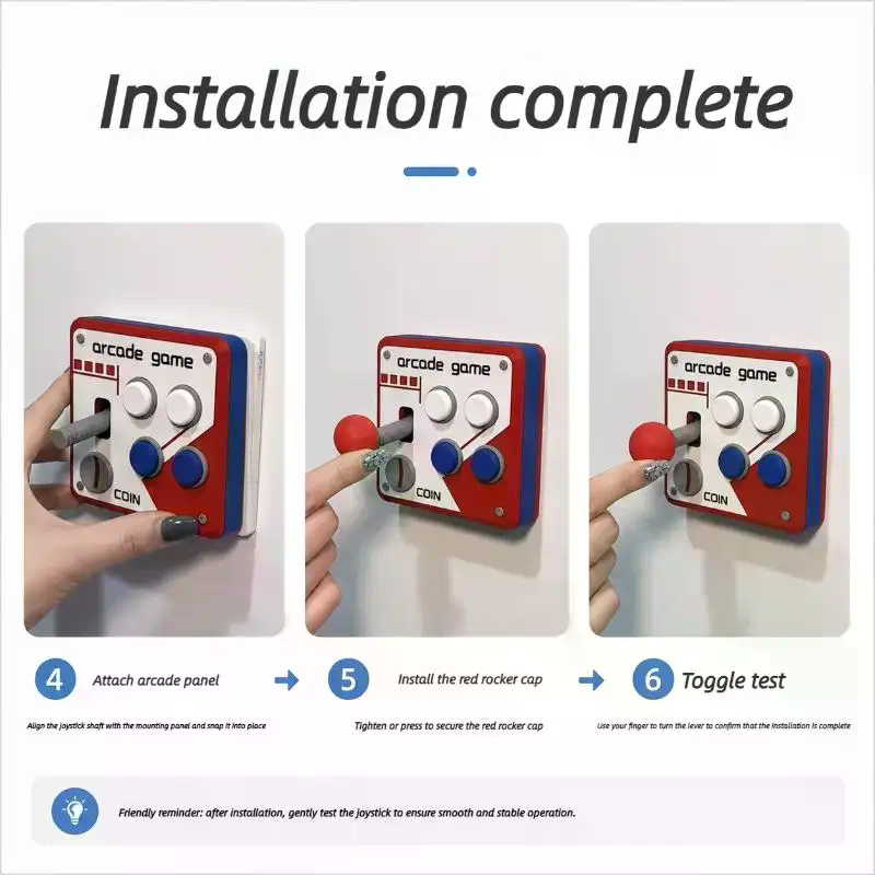 Arcade Games & Vending Llc - Presente de Jogo: Joystick Retrô para