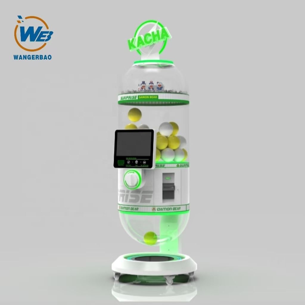 Prize Capsule Toy Machine - Máquina de Gacha Eletrônica Personalizável Wangerbao