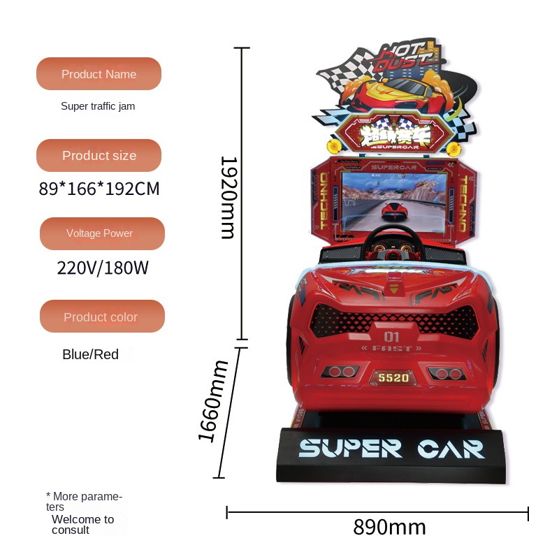 Lcd Screen Arcade - Máquina de Jogo Arcade Operada por