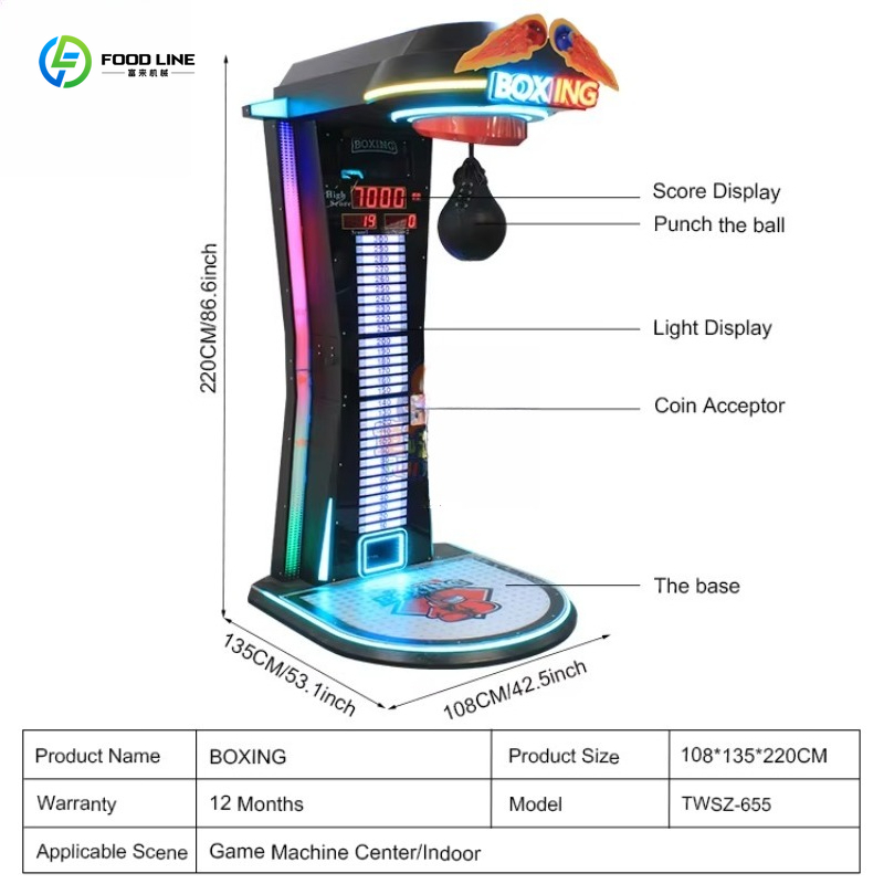 Máquina de Boxe Eletrônica Per - Arcade Machine Profit avaliação e preço