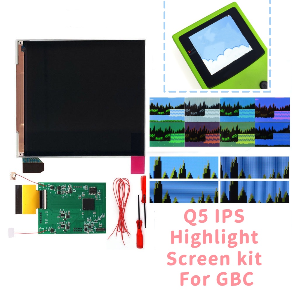 HISPEEDIDO Para GBC Tela IPS d - Lcd Screen Arcade avaliação e preço