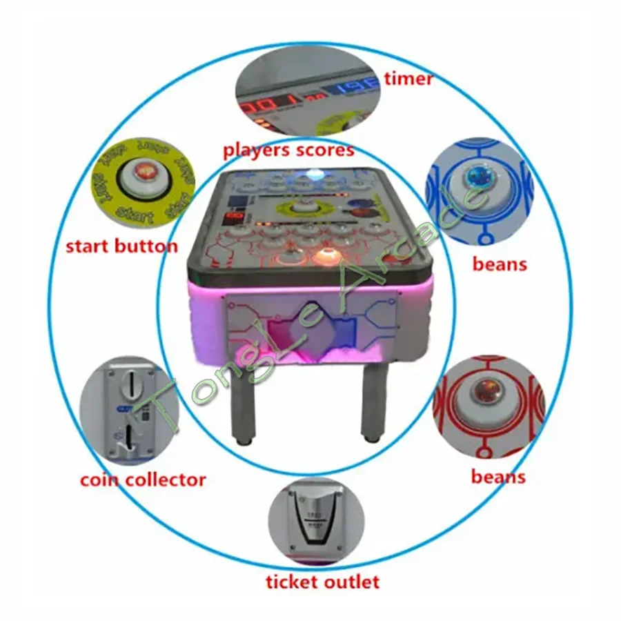 Kit DIY Naughty Beans, equipam - Whack A Mole Arcade avaliação e preço