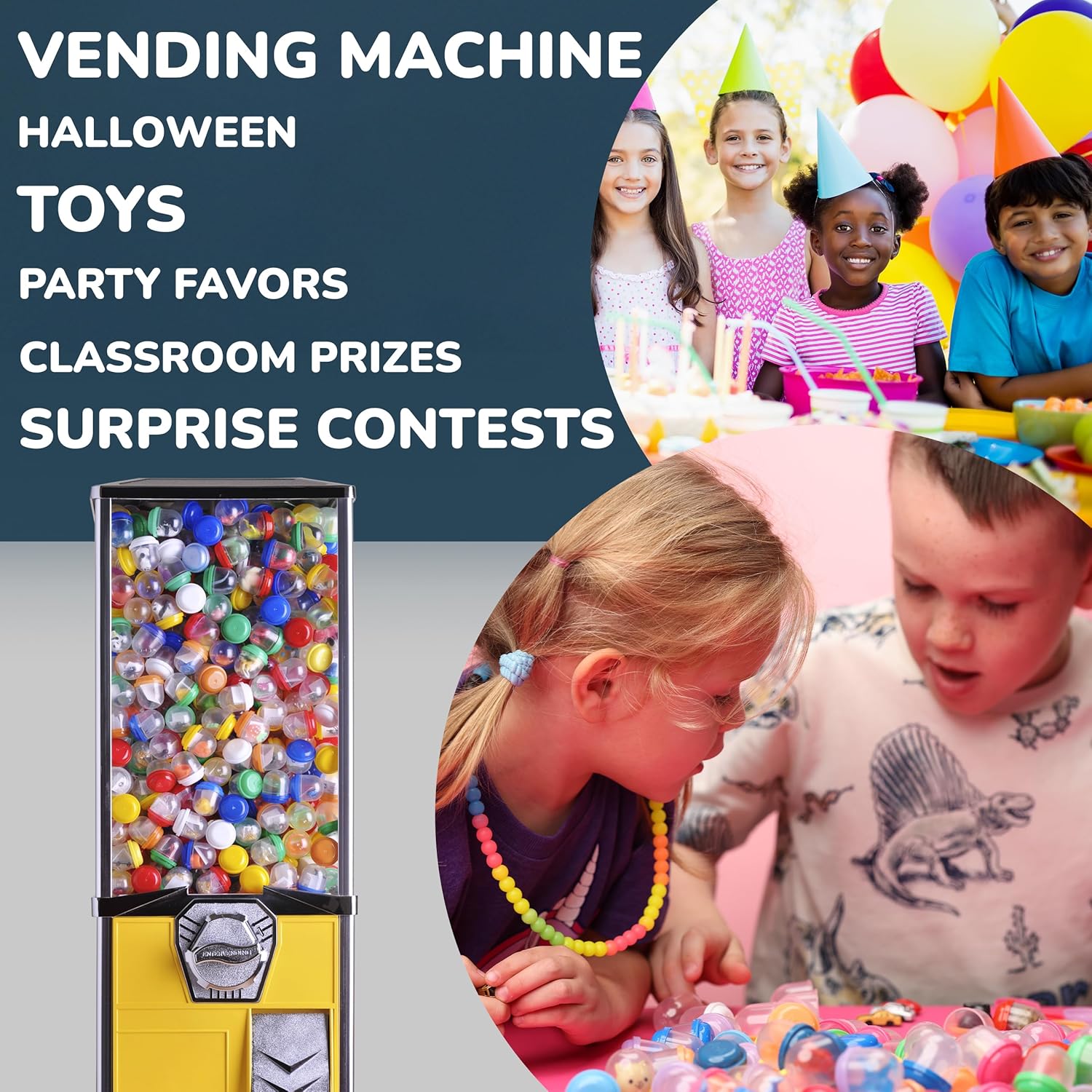 Cápsulas redondas vazias para  - Prize Capsule Toy Machine avaliação e preço