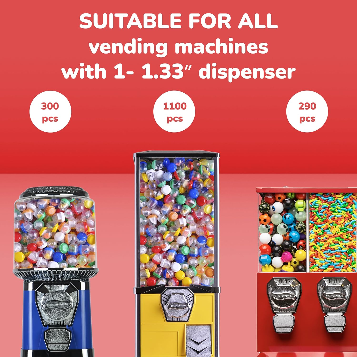 Cápsulas redondas vazias para  - Prize Capsule Toy Machine avaliação e preço