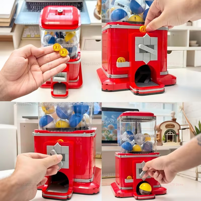 Novo Conjunto de Blocos de Mon - Coin Pusher Machine avaliação e preço