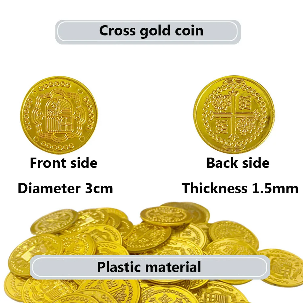 100/200 pçs plástico pirata ou - Arcade Game Coin avaliação e preço