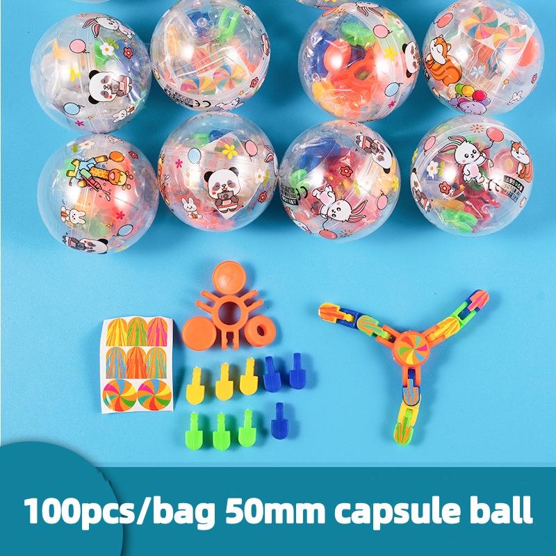100 pçs/saco 50mm cápsula bola - Prize Capsule Toy Machine avaliação e preço