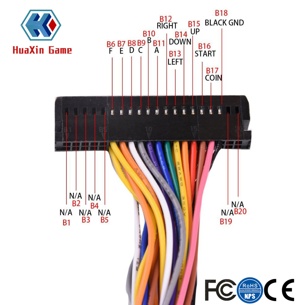 Arcade 40 pinos gabinete chico - Arcade Button Pcb avaliação e preço