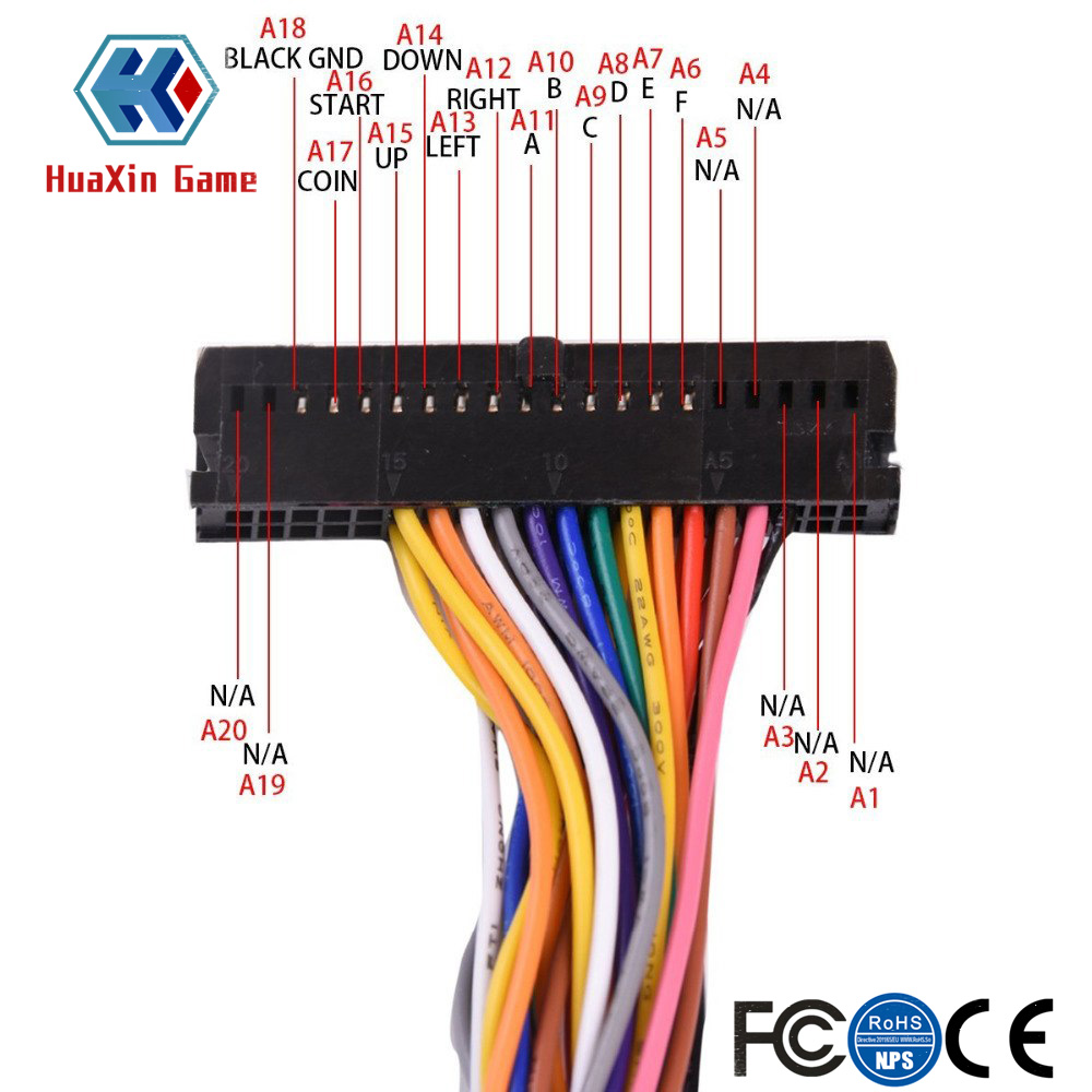 Arcade 40 pinos gabinete chico - Arcade Button Pcb avaliação e preço