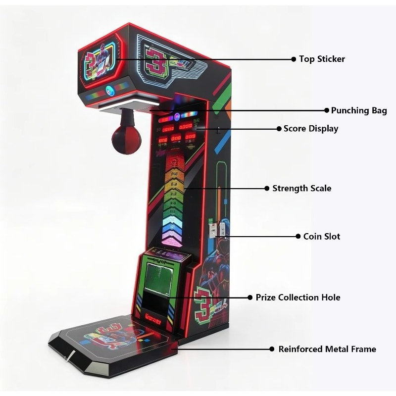 Máquina Simuladora de Boxe Ele - Arcade Games & Vending Llc avaliação e preço
