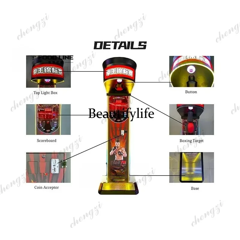 Máquina de Jogo de Boxe Indoor - Arcade Game Coin avaliação e preço