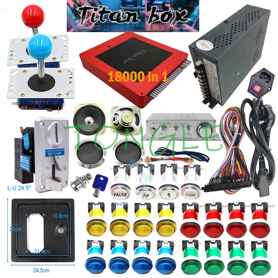 2 jogadores caixa titan 18000  - Arcade Game Cabinet avaliação e preço