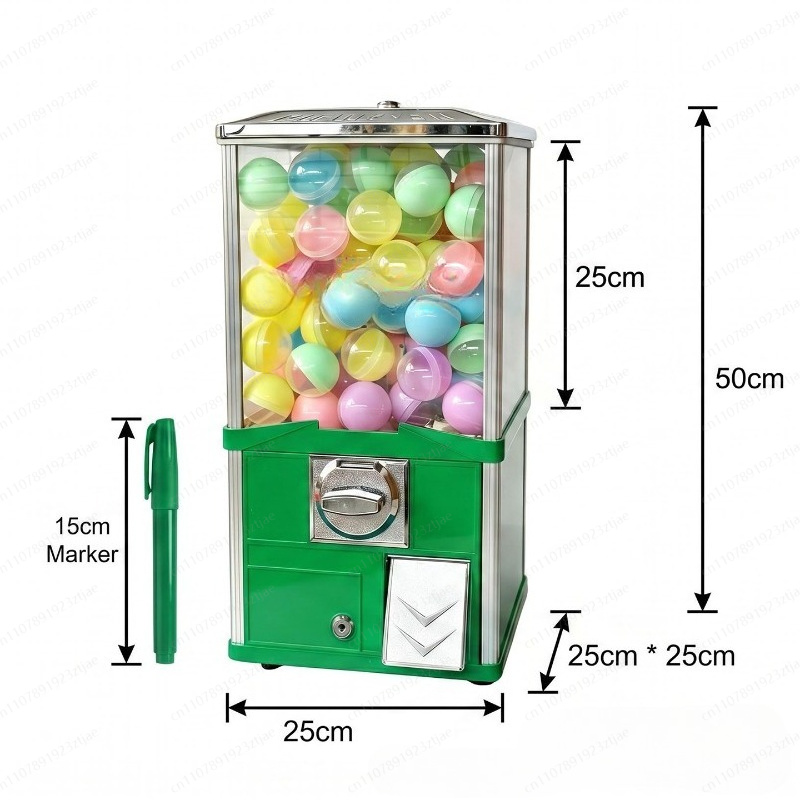 Máquina Gashapon de Mesa Quadr - Prize Capsule Toy Machine avaliação e preço