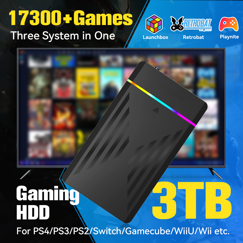 3TB portátil Gaming HDD Launch - Arcade X avaliação e preço